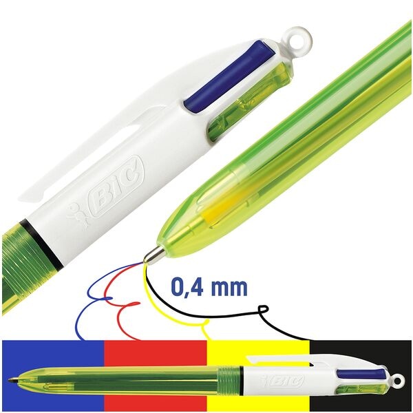 4-Farb-Kugelschreiber »4 Colours Fluo«