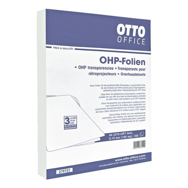 OHP-S/W-Laserfolien