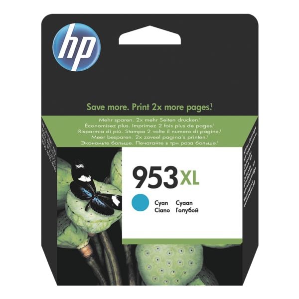 HP Tintenpatrone »HP F6U16AE« HP 953XL blau