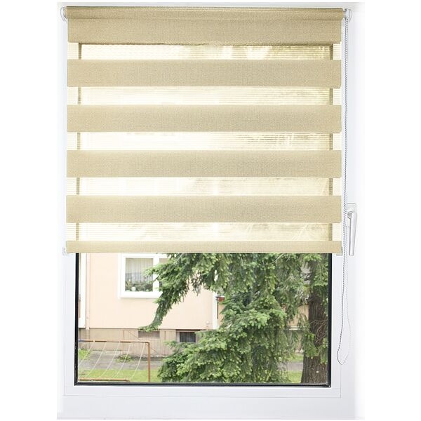 Büscher Sunlines Doppelrollo gold, 100x160 cm