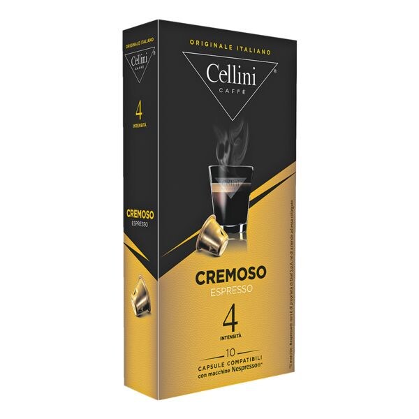 Cellini Kaffeekapseln »Espresso Cremoso« für Nespresso&reg; braun