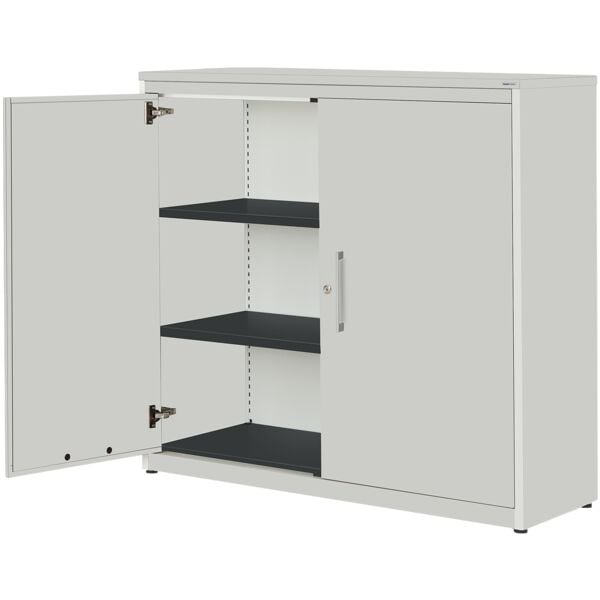 mauser Stahlschrank mit Flügeltüren »Kontoro« 3 OH 125 cm grau, 125x123.5x48.2 cm