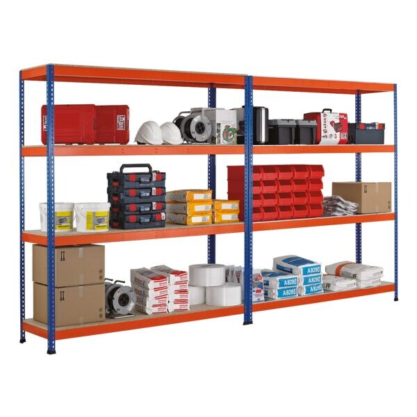 SCHULTE Lagertechnik Weitspannregal »Z1 198,1 cm Höhe« 214,6/77,3 cm, 214.6x198.1x77.3 cm