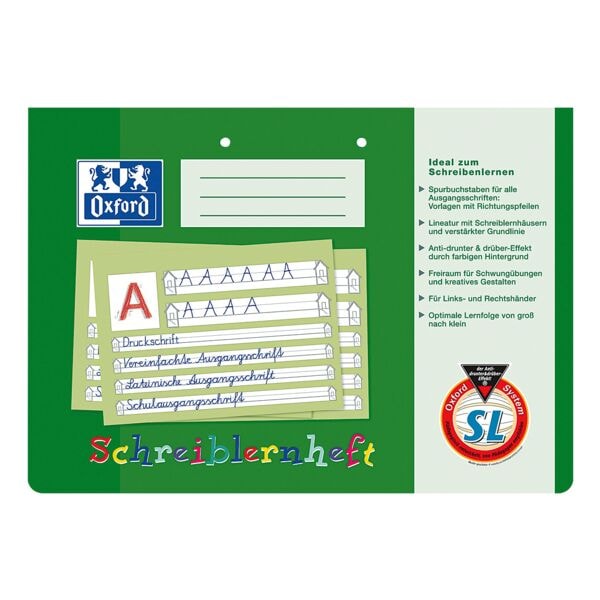 Schreiblernheft »100050089« A4 quer liniert Optik-Papier