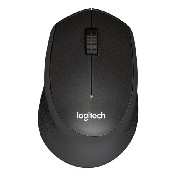 Logitech Kabellose PC-Maus »M330 Silent Plus« schwarz, 10.54x6.79x3.84 cm