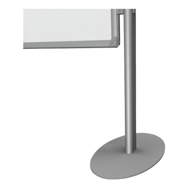 Franken Einzelsäule/Tellerfuß für Stellwände »Pro SWS818TF« silber