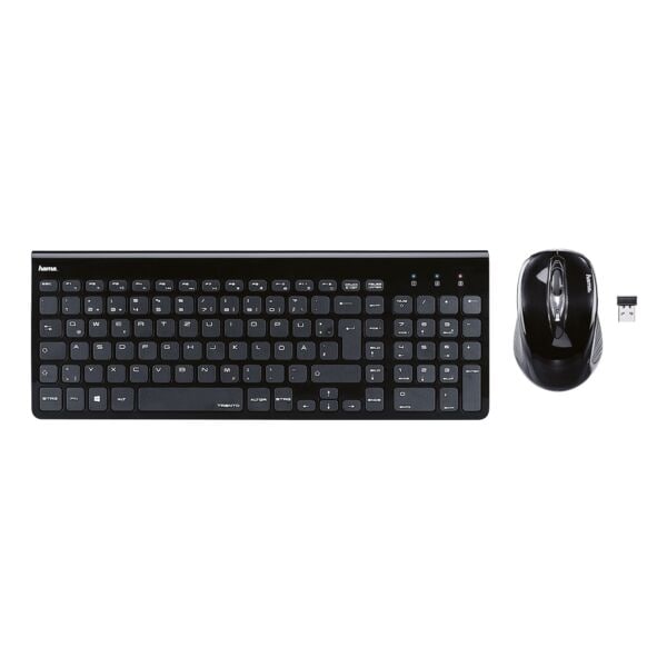 Hama Kabelloses Desktop-Set »Trento« schwarz