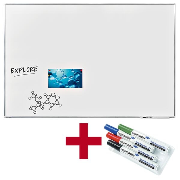 Legamaster Whiteboard »PREMIUM PLUS« 7-P101074 emailliert, 180 x 120 cm weiß