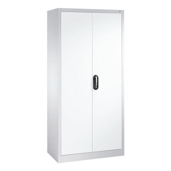 OTTO Office Stahlschrank mit Flügeltüren 93 x 195 cm weiß, 93x195x50 cm