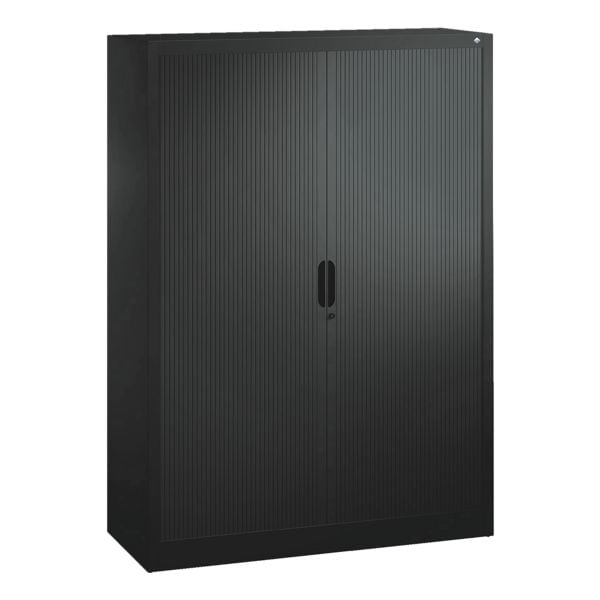 CP Stahlschrank »Omnispace« mit Rollladen 120 x 198 cm schwarz, 120x198x42 cm