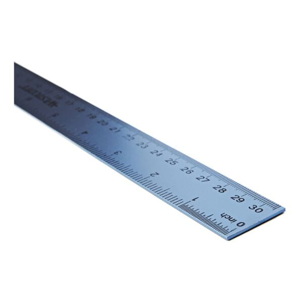 Westcott Metall-Lineal 30 cm blau, 3 cm