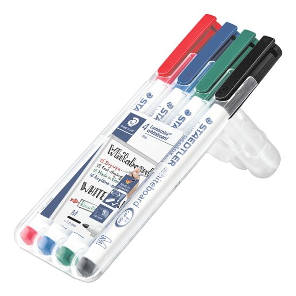 4er-Pack Whiteboard-Marker »Lumocolor«