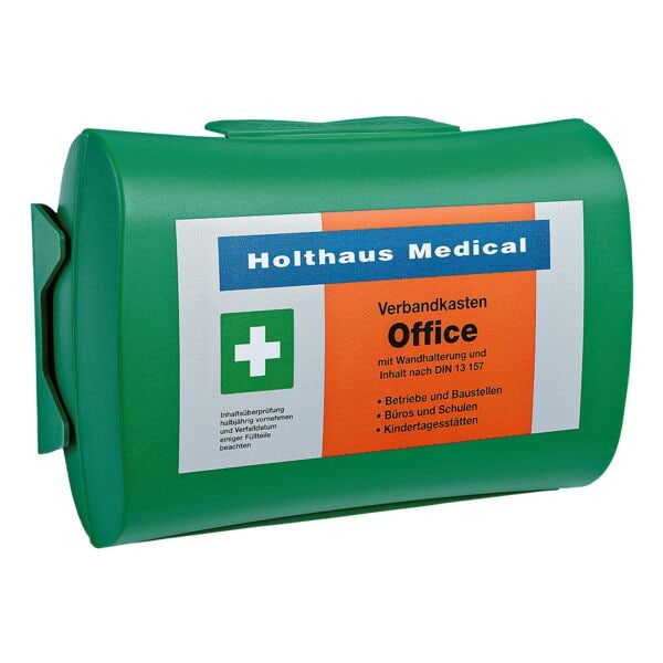 Holthaus Medical Betriebsverbandkasten Office - DIN 13157 grün, 26x9x17 cm