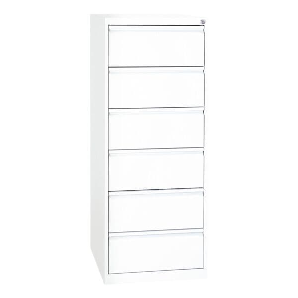 Gürkan Karteischrank für A5 weiß, 53x132x62 cm