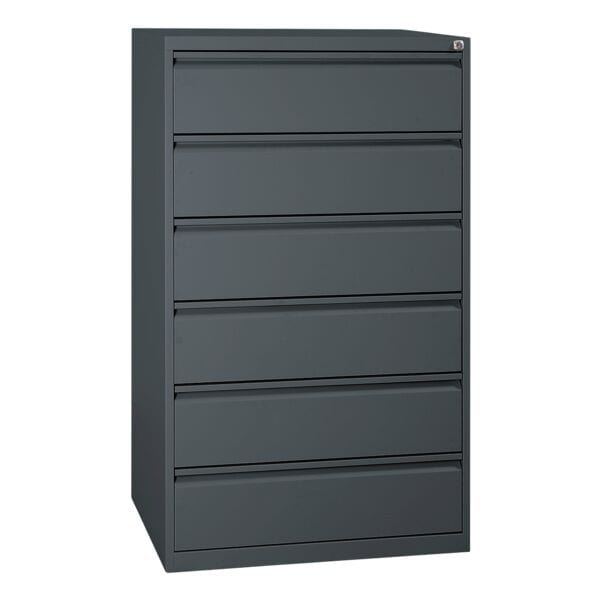 Gürkan Karteischrank für A5 grau, 76x132x62 cm