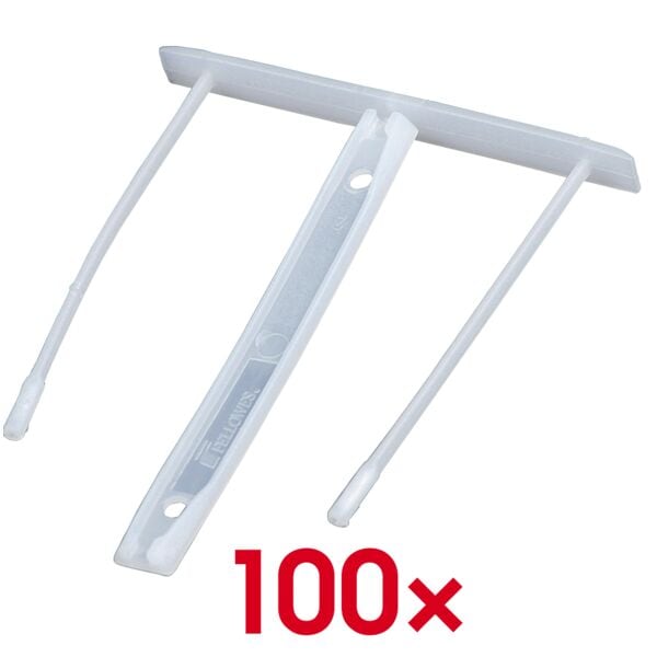 Fellowes Archivclip »Bankers Box Clip 00895« 85 mm weiß weiß - Kunststoff
