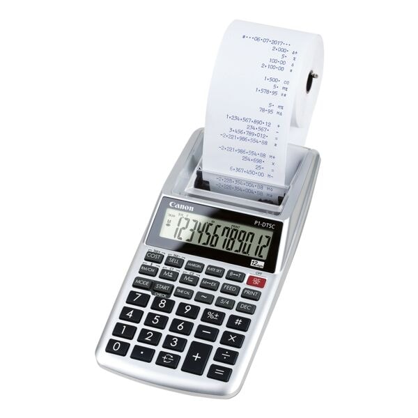 Canon Druckender Tischrechner »P1-DTSC II« silber, 9.9x4x19.6 cm