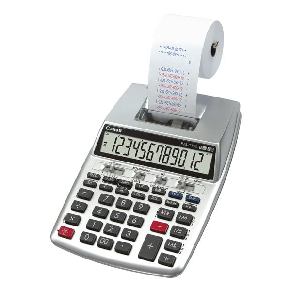 Canon Druckender Tischrechner »P23-DTSC II« silber, 16.3x5.6x23 cm