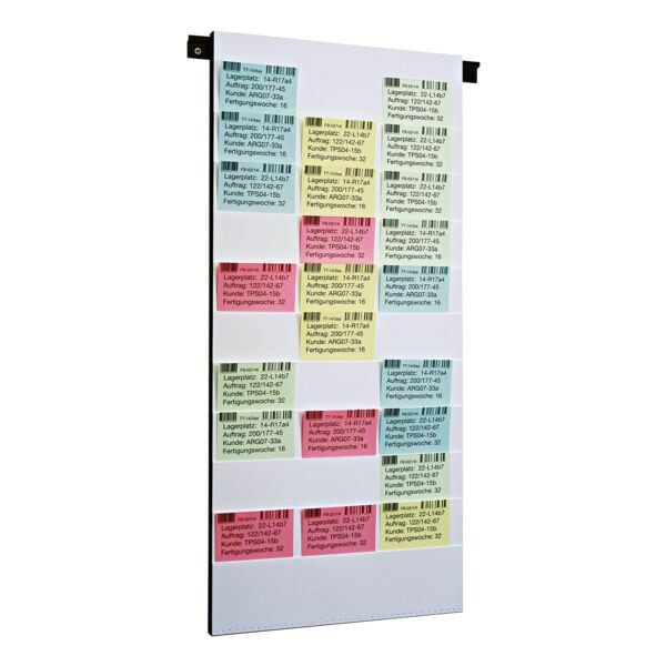 Beleg-Planungtafel für DIN A4/A5 (50 x 108,5 cm) 10 Fächer