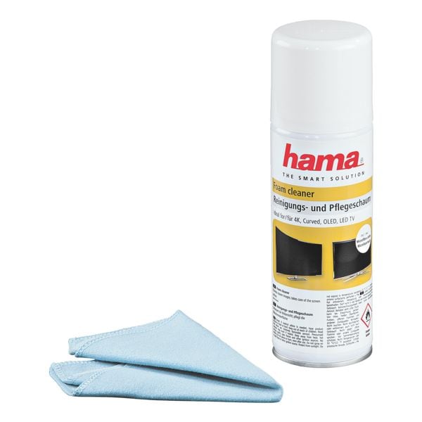 Hama Reinigungs- und Pflegeschaum mit Tuch mehrfarbig