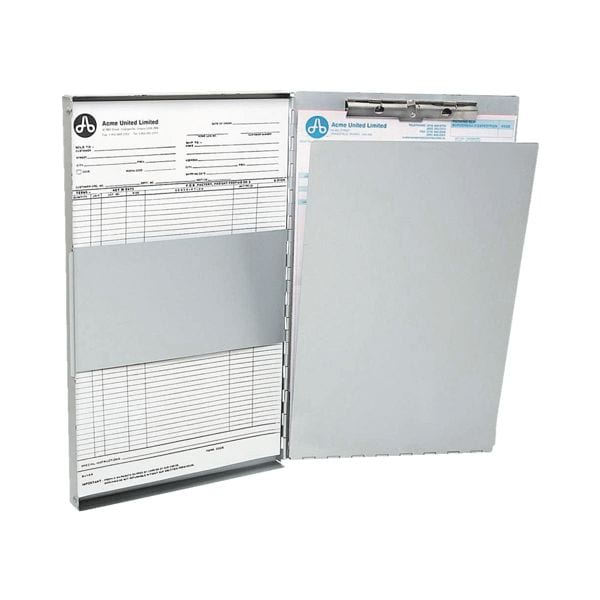 Westcott Formularhalter-Box A4 Aus Aluminium E-17004 00 Grau, 23x32 Cm