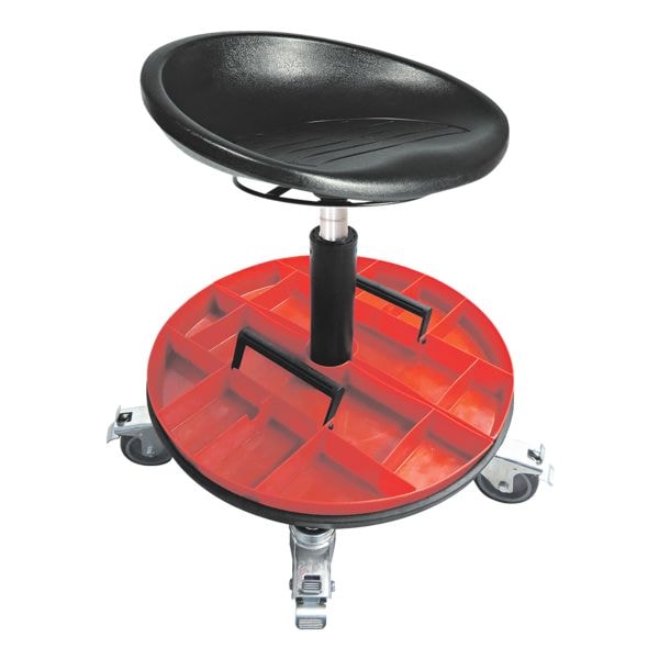 mey CHAIR SYSTEMS GmbH Hocker »A1S« inkl. Toolbox und Traktorsitz silber