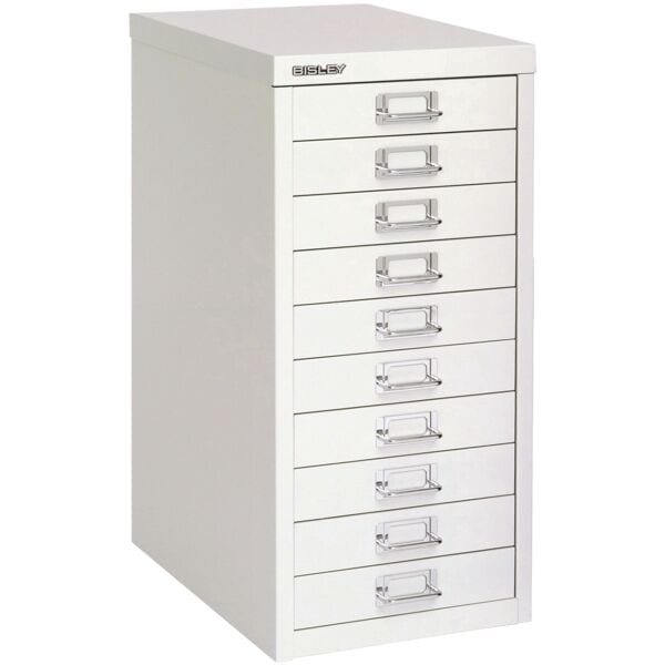 Bisley Schubladenschrank »MultiDrawer« A4, einbahnig, 10 Schübe weiß, 27.9x59x38 cm