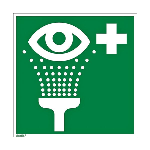Sicherheitskennzeichen »Augenspüleinrichtung [E011]« 20 x 0,1 x 20 cm