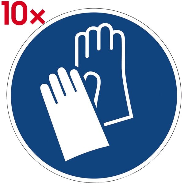 Marahrens Sicherheitskennzeichen »Handschutz benutzen [M009]« Ø: 20 cm