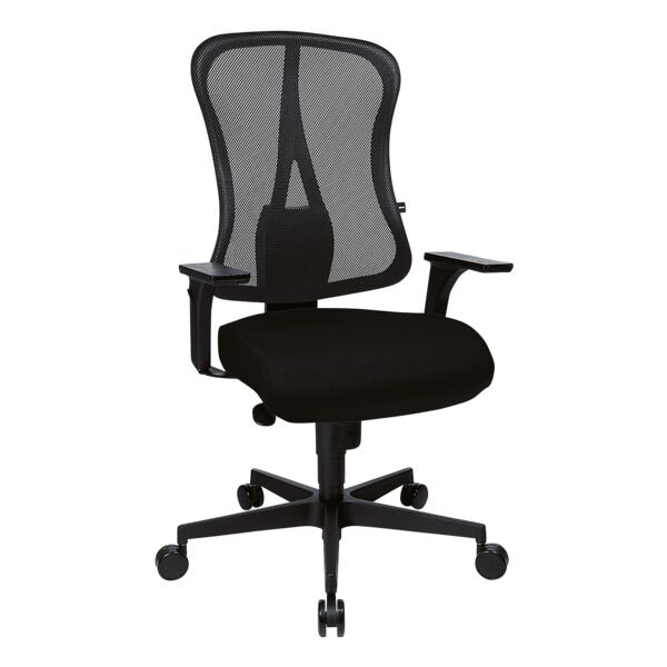 Bürostuhl »Art Comfort Net« ohne Armlehnen mit schwarzem Fußkreuz