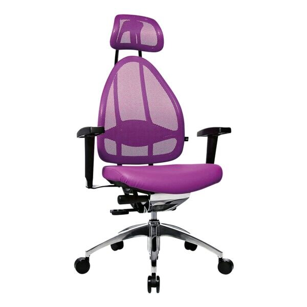 Topstar Bürostuhl »Open Art 10« ohne Armlehnen mit Kopfstütze lila
