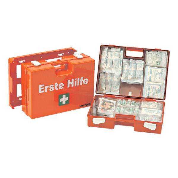 Erste-Hilfe-Koffer »SAN« mit 2-farb. Druck - überarbeitete DIN 13157 Füllung