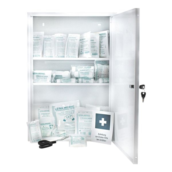 LEINA-WERKE Verbandschrank »Medisan D« mit Füllung weiß, 40x58x20 cm