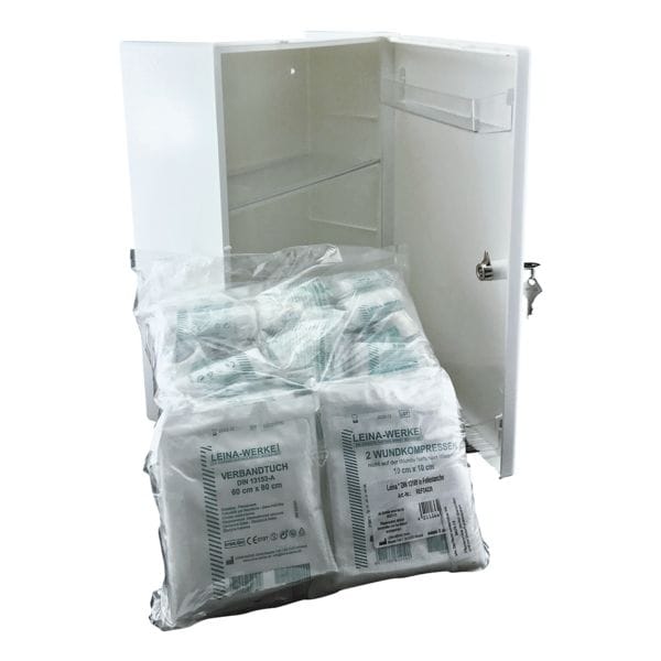 LEINA-WERKE Verbandschrank »Cura« mit Füllung weiß, 31.5x42x15 cm