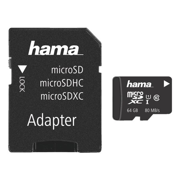 microSDXC-Speicherkarte mit Adapter »Class 10 UHS-I 64 GB«