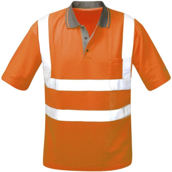 Warnschutz Polo-Shirt »DIEGO« Klasse 2 Größe L