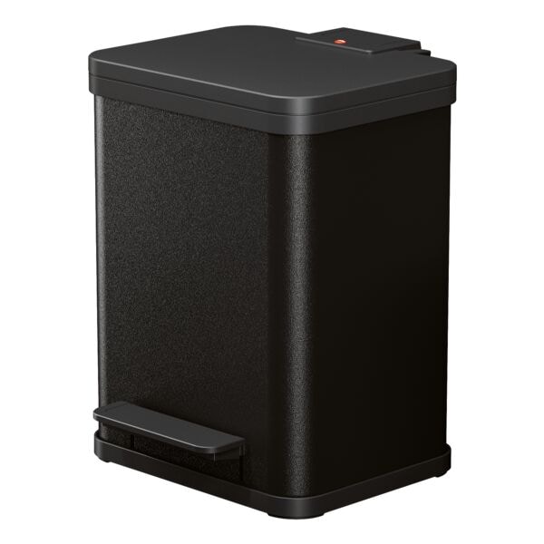 Hailo Mülleimer »Öko duo Plus M« Stahlblech 2x 9 Liter schwarz, 32x43x33 cm