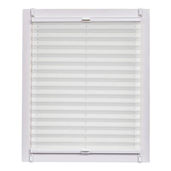 Büscher Sunlines Plissee »Crepe« Lichtschutz 120 cm breit weiß, 120x150 cm - Polyester