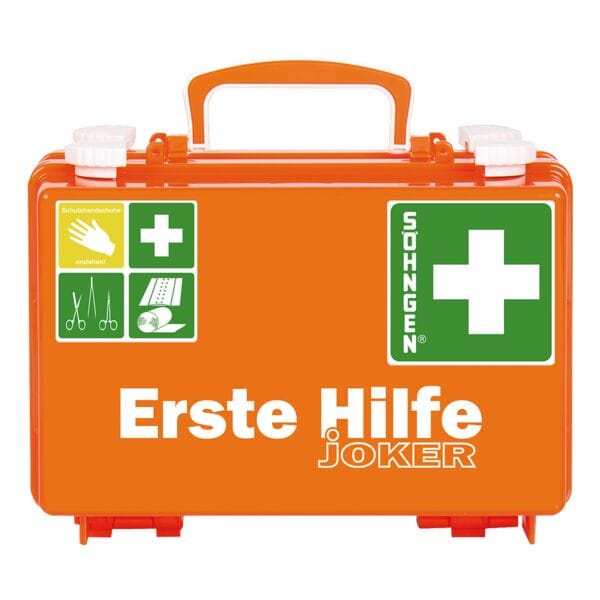SÖHNGEN Erste-Hilfe-Koffer »QUICK-CD Joker« - nach überarbeiteter DIN 13157, 26x17 cm