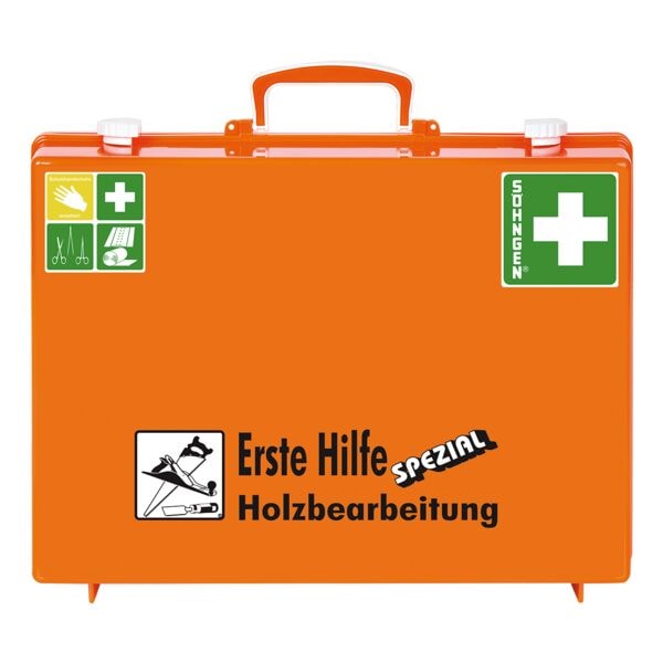 SÖHNGEN Erste-Hilfe-Koffer »SPEZIAL MT-CD Holzbearbeitung« - nach überarbeiteter DIN 131, 40x30x15 cm