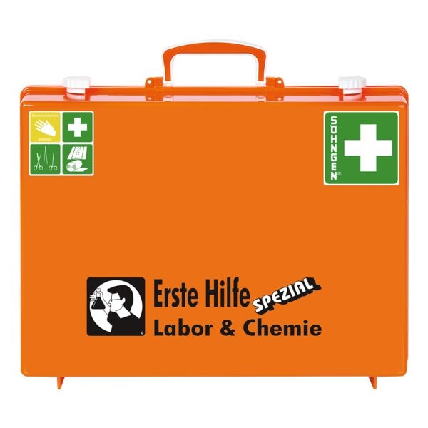 Erste-Hilfe-Koffer »SPEZIAL MT-CD Labor & Chemie« - nach überarbeiteter DIN 1315