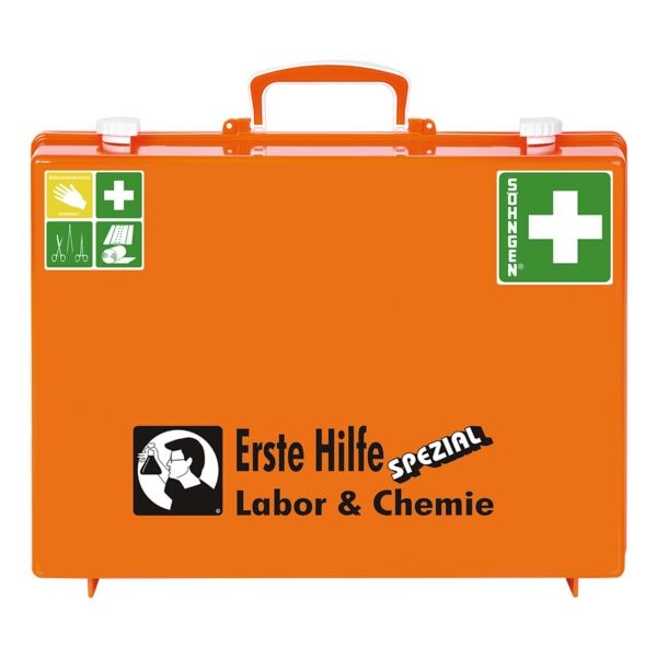 SÖHNGEN Erste-Hilfe-Koffer »SPEZIAL MT-CD Labor & Chemie« - nach überarbeiteter DIN 1315, 40x30x15 cm