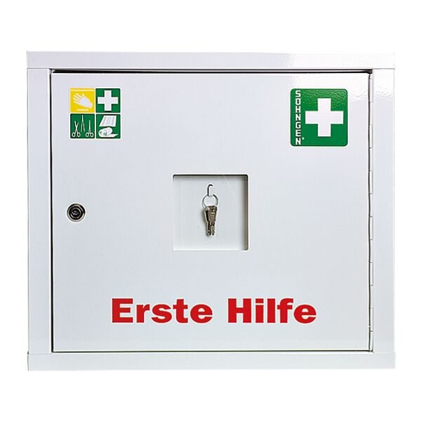 SÖHNGEN Verbandschrank »JUNIORSAFE Norm weiß« mit Füllung, 49x42x20 cm