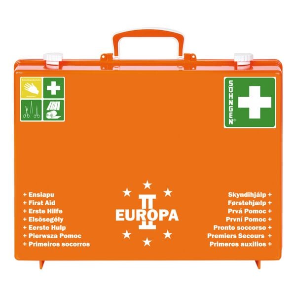 SÖHNGEN Erste-Hilfe-Koffer »EUROPA II« inklusive Inhaltsverzeichnis sowie Erste-Hilfe An, 40x30x15 cm