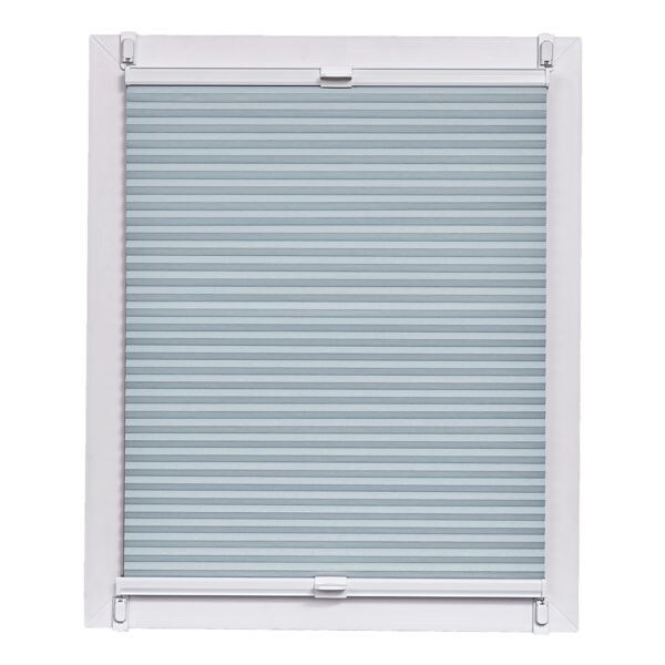 Büscher Sunlines Wabenplissee Lichtschutz 85 cm breit blau, 85x150 cm - Polyester