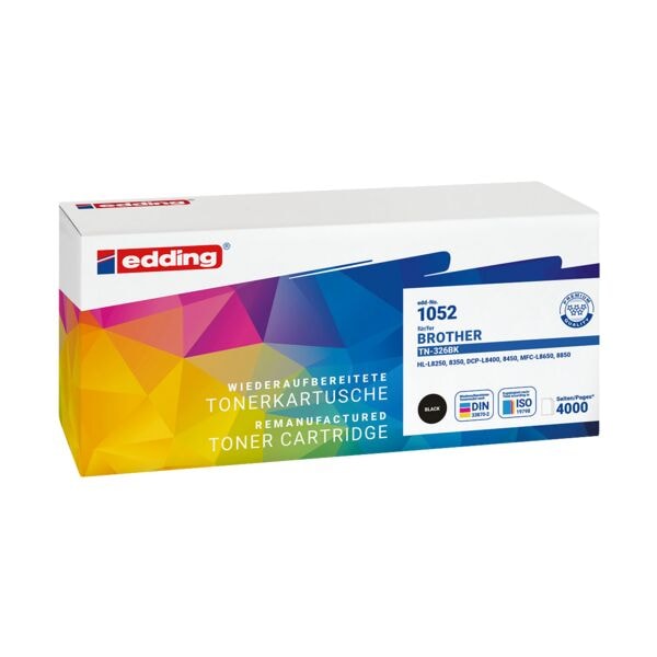 Edding Toner ersetzt Brother »TN-326BK« schwarz