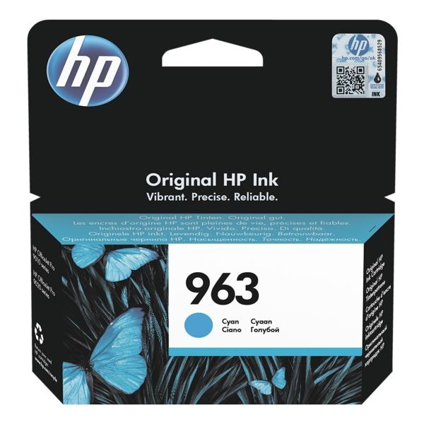 HP Tintenpatrone »3JA23AE« HP 963 cyan blau