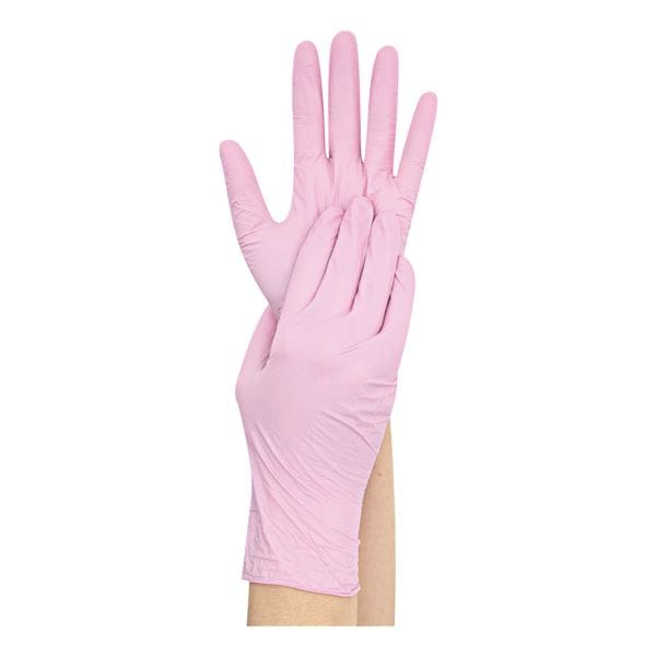100 Nitril »Safe Light« Einmalhandschuhe XL pink, puderfrei