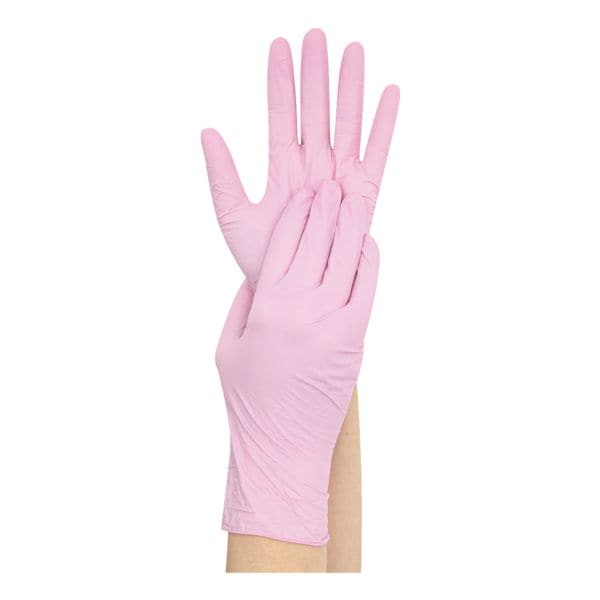 100 Nitril »Safe Light« Einmalhandschuhe M pink