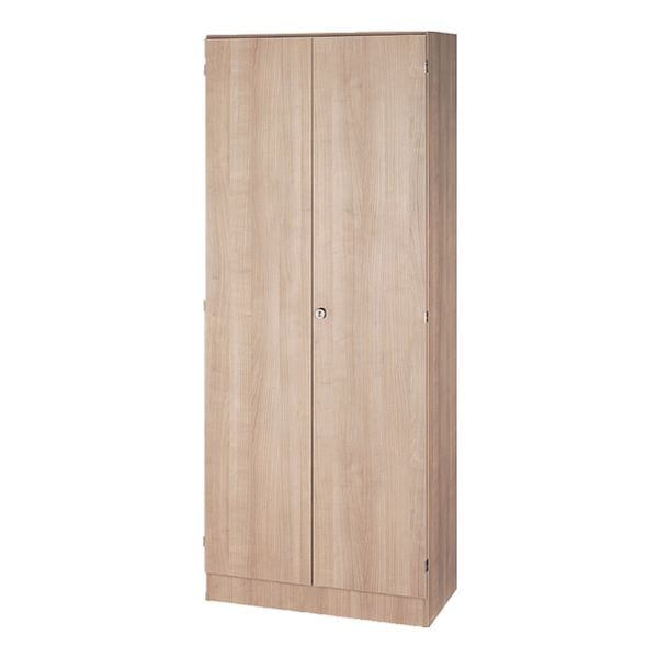 HAMMERBACHER Aktenschrank 80 cm breit 5 OH braun, 80x200.4x42 cm